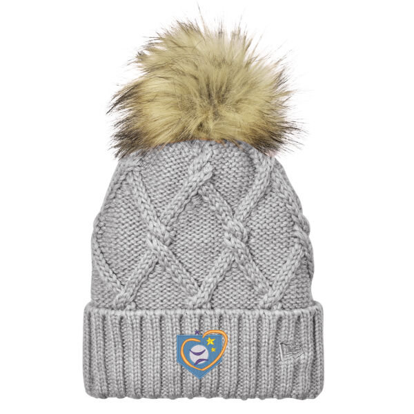 Faux Fur Pom Beanie Thumbnail