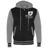 Unisex Heavyweight Varsity Full-Zip Hooded Sweatshirt Thumbnail